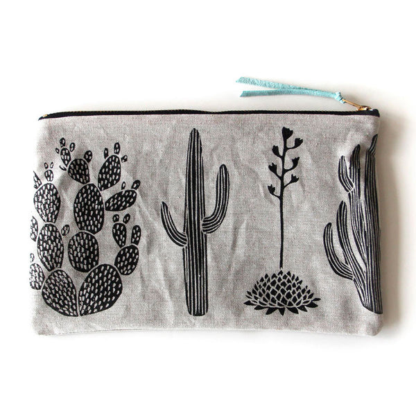 cactus pencil bag Amelie Mancini Handmade Pouch