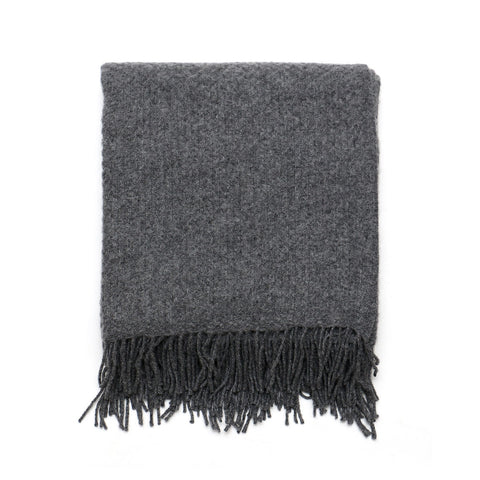 British Made 100% Wool Wafer Throw