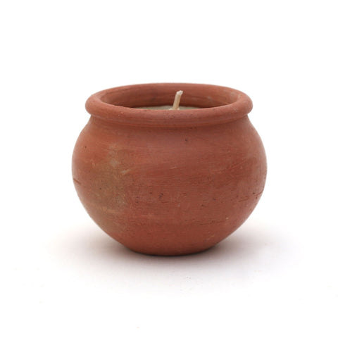 Dalit Karan Clay Pot Candle x 1