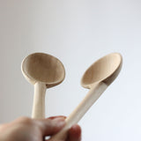 Handmade Wild Cherry Round Wooden Spoon Large