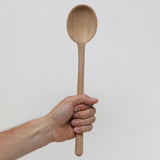 Handmade Wild Cherry Round Wooden Spoon Large