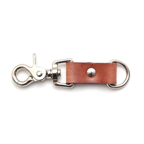 Leather Key Ring - Green - not just a shop