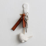 Sail Handmade Leather Ribbon Key Ring