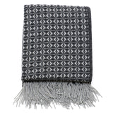 British Made 100% Wool Cob Weave Throw