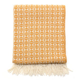 British Made 100% Wool Cob Weave Throw