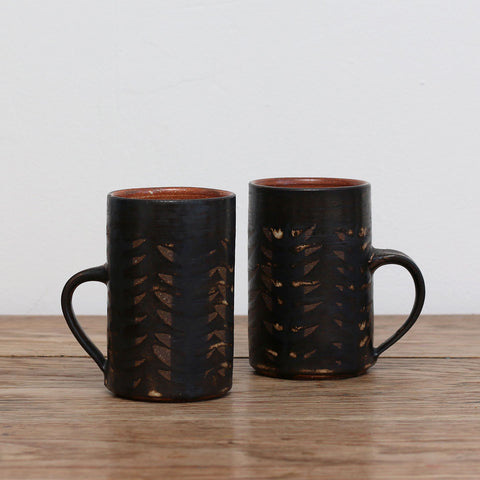 Vintage Ceramic Mugs Briglin Pottery c1970