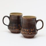 Vintage Ceramic Mugs Rye Pottery c1970