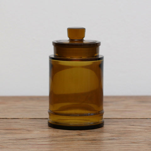 Vintage French Apothecary Glass Bottle Large