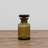 Vintage French Apothecary Glass Bottle Small
