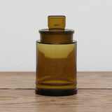 Vintage French Apothecary Glass Bottle Large