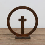 Vintage Handmade Wooden Ornament